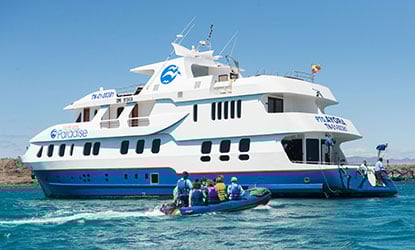 Boarding a Galapagos Cruise
