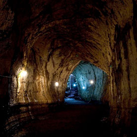 The lava tunnels of Santa Cruz Island